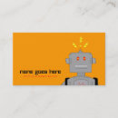Search for robots business cards Design