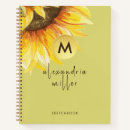 Search for sunflower notebooks Watercolor