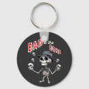Search for bad to the bone key rings Halloween