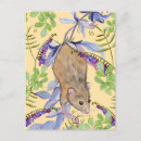 Search for funny flowers postcards Watercolor