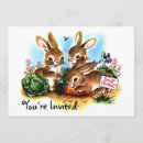 Search for bunny carrot invitations Illustration