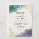 Search for teal abstract invitations Elegant