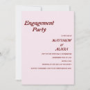 Search for peach engagement party invitations Retro
