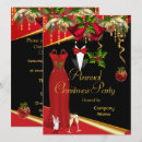 Search for formal christmas invitations Gold