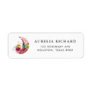 Search for butterflies return address labels Watercolor