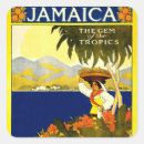 Search for jamaica travel stickers Tropical