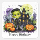 Search for cute frankenstein stickers Haunted house