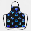 Search for black paw print aprons Pattern