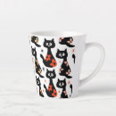 Search for black cat mugs Floral