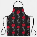 Search for flower red aprons Beautiful