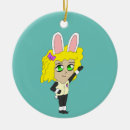 Search for cute bunny rabbit christmas tree decorations Girl