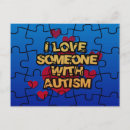 Search for autism support postcards Autistic