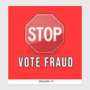 Search for fraud bumper stickers Political