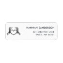 Search for skeletons return address labels Halloween