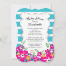 Search for hibiscus baby shower invitations Tropical