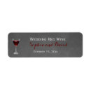Search for winery wedding return address labels Elegant