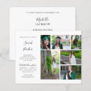 Search for multiple photo graduation invitations Simple
