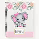 Search for elephant notebooks Baby girl
