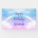 Search for rainbow birthday banners Pink