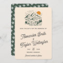 Search for mountain landscape save the dates Forest