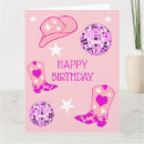 Search for cowgirl boots birthday cards Western