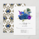 Search for blue peacock rsvp cards Gold