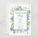 Search for hydrangea engagement party invitations Greenery