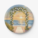Search for beach wedding plates Floral