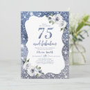 Search for floral 75th birthday invitations 75 and fabulous