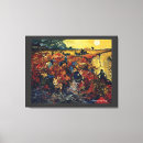 Search for vineyard canvas prints Red