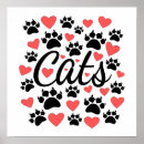 Search for red paw posters Cat paws