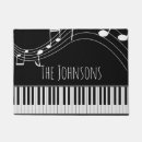 Search for musical notes doormats Piano