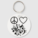 Search for music symbol key rings Musical notes