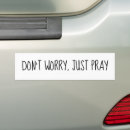 Search for worry bumper stickers Catholic