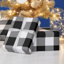 Search for black and white buffalo check wrapping paper Plaid
