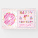 Search for donut banners Birthday party