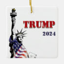 Search for political christmas tree decorations red white blue