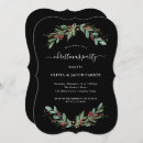 Search for green gold corporate christmas invitations Modern