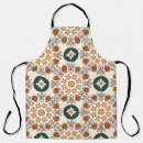 Search for autumn flowers aprons Seamless