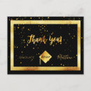 Search for confetti cards Black and gold