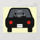Search for just married car invitations Marriage
