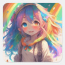Search for rainbow animal stickers Girl