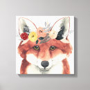 Search for woodland animals canvas prints Fox