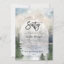Search for lake birthday invitations Modern