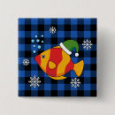 Search for fish square badges Cartoon
