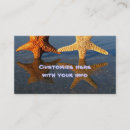 Search for starfish business cards Blue