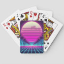 Search for neon playing cards Retro