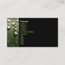 Search for raindrop business cards Black