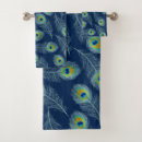 Search for peacock bath towels Blue
