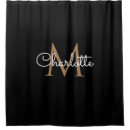 Search for girly shower curtains Monogrammed